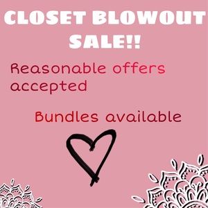 Trying to downsize my closet!